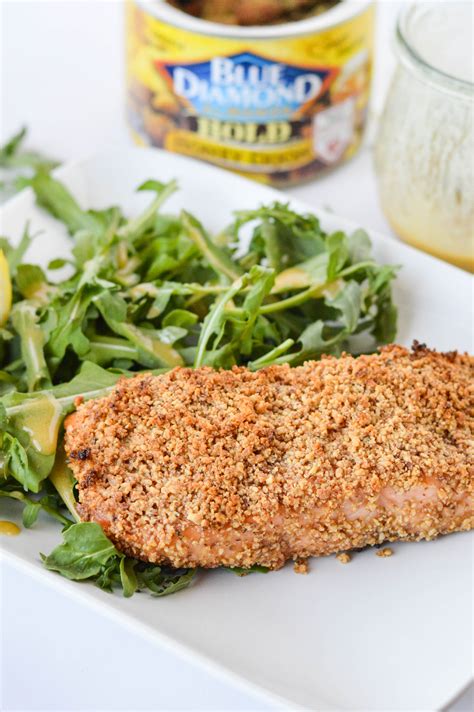 Honey Dijon Almond Crusted Salmon