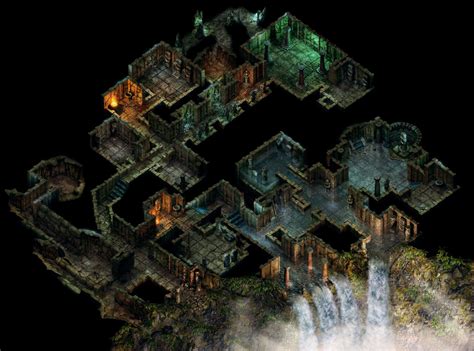 The Marble Sanctum Level 3 Antal Kéninger Fantasy City Map