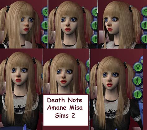 Death Note Amane Misa Sims 2 By Xxmyuxmyuxx On Deviantart