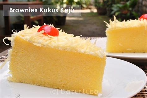 Resep cheesecake tanpa oven, hanya butuh 6 bahan. Brownies Kukus Keju | Makanan minuman, Kue, Resep