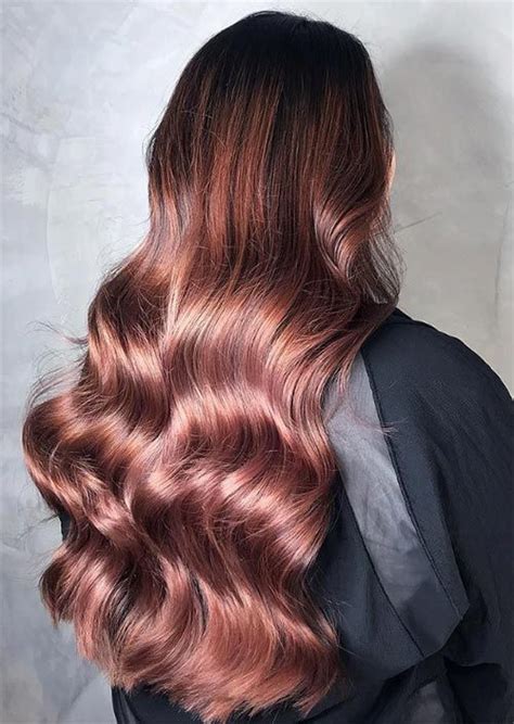 Rose Brown Hair Trend 23 Magical Rose Brown Hair Colors To Try Brown