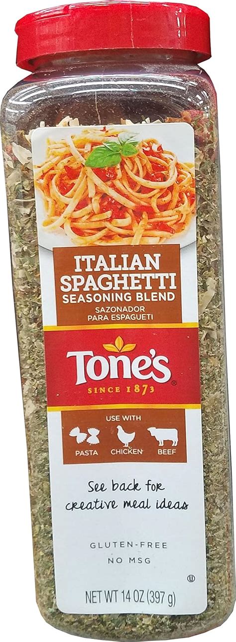 Amazon Com Tone S Italian Spaghetti Seasoning Blend 14 Oz