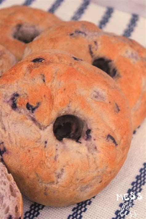 The Best Homemade Blueberry Bagels Mess For Less