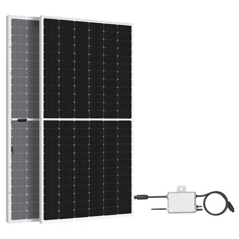 Solar Pv Balkonkraftwerk Komplettset Mit W Bifazial Solarmodul