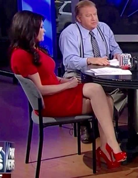 Kimberly Guilfoyle Red Dress Pantyhose And Sexy Red Heels Sexy Red