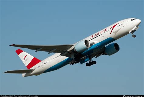 Oe Lpb Austrian Airlines Boeing 777 2z9er Photo By Timo Soykeeddh