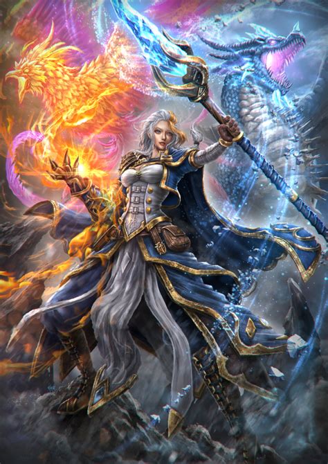 Jaina Proudmoore By Ze L On DeviantArt World Of Warcraft Wallpaper
