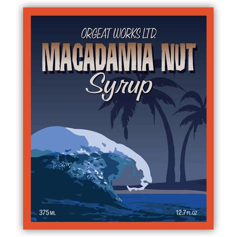 Orgeat Works Macadamia Orgeat Syrup