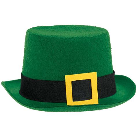Amscan Green Felt St Patricks Day Top Hat 3 Pack 395376 The Home