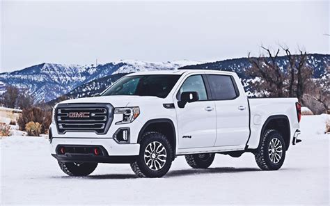 Download Wallpapers Gmc Sierra At4 Crew Cab 4k Offroad 2020 Cars