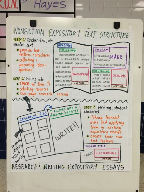 Teaching Nonfiction Expository Text Structure Anchor Chart For Teachers