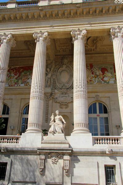 Columns Sculptures And Murals Of Grand Palais Paris France