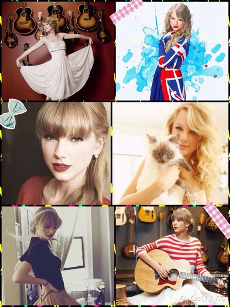 This Is A Collage I Made Of Taylor Swift She Is Soooo Amazing ️💗💚💜💙💛