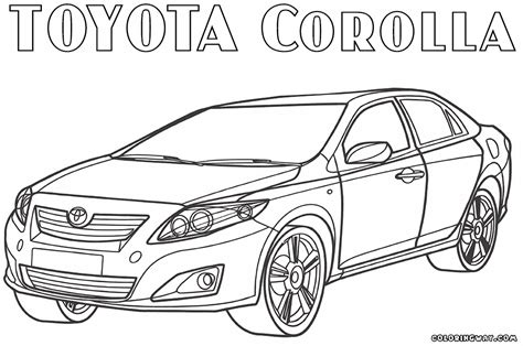 Toyota coloring pages  Coloring pages to download and print