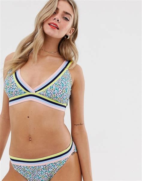 Enjoy free shipping on most stuff, even big stuff. Juicy Couture printed bikini top | ASOS