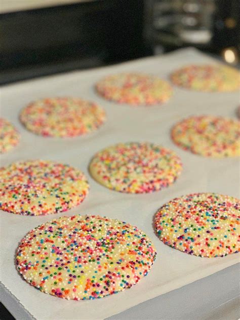 Soft Rainbow Sprinkle Sugar Cookies Recipes Sprinkle Cookies Sugar
