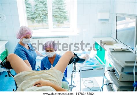 Gynecological Team Preforming Operation Hospital Operating Stock Photo