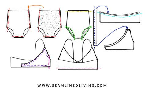 How To Sew A High Waisted Swimsuit Diy Bikini Pattern