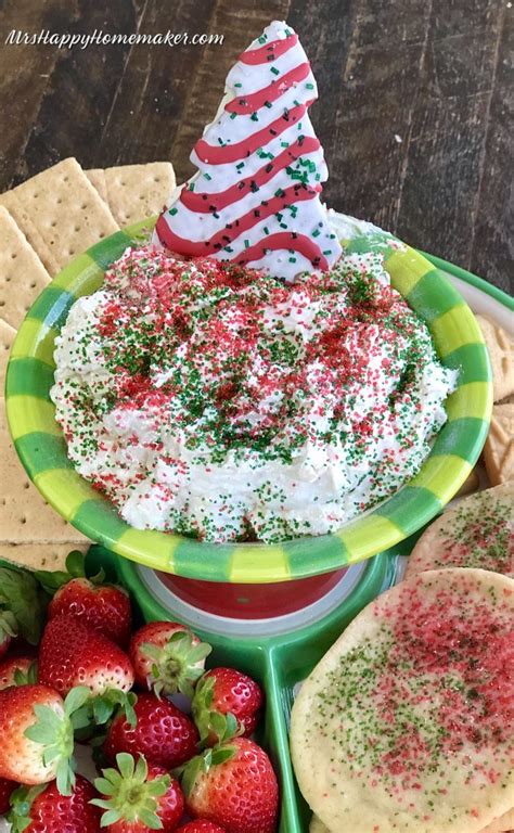 The great old conventional recipes show up on the christmas table time after time. Little Debbie Christmas Tree Cake Dip - Mrs Happy Homemaker