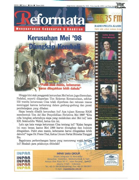 tabloid reformata edisi 2 mei 2003 by tabloid reformata issuu