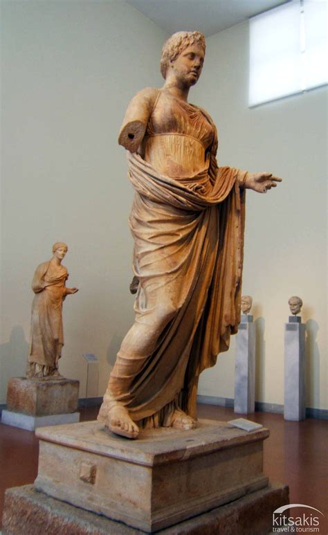 Marble Statue Of Themis From Rhamnous Ca 300 Bc National