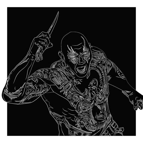 Drax The Destroyer Fan Art Davebautista Avengers Marvellegends