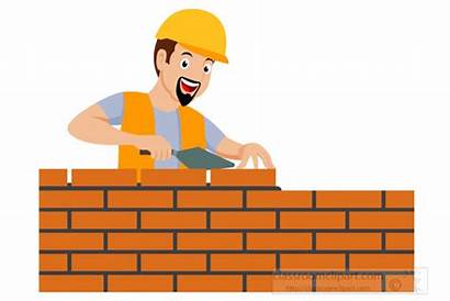 Clipart Building Wall Brick Construction Layer Clip