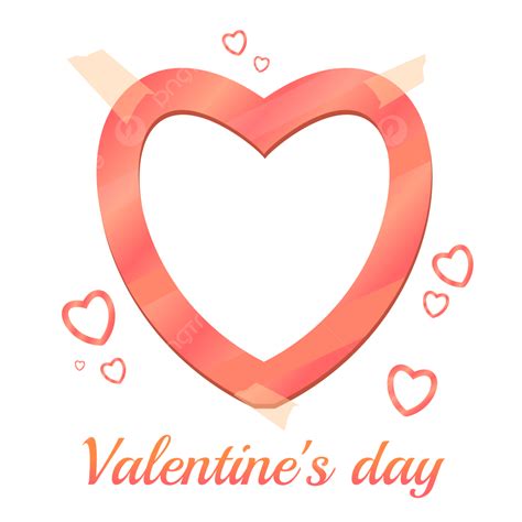 Love Valentines Day Vector Hd Images Love Shape Frames For Photos
