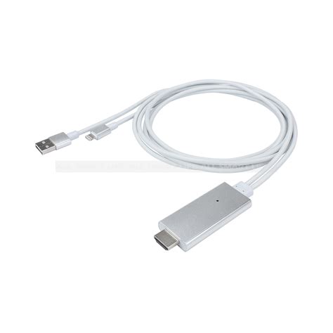 While your iphone or ipad can't be mirrored on the tv screen with a chromecast like with an apple tv, streaming media can be cast from your device to the tv directly from an app. HDMI Cable MHL to HDMI Cable 1080P HDTV Adapter for iPhone ...