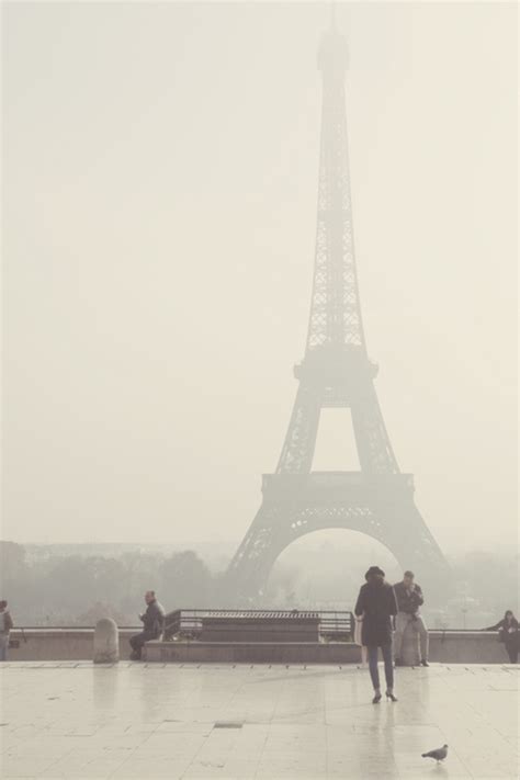 Mist Over Eiffel Tower Paris Based Picture Soletopia