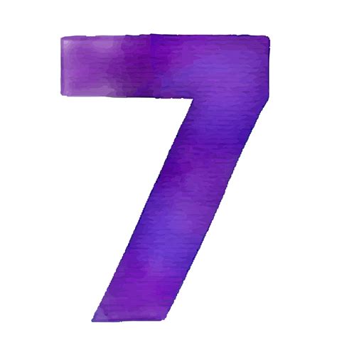 7 Number Png Images Transparent Background Png Play