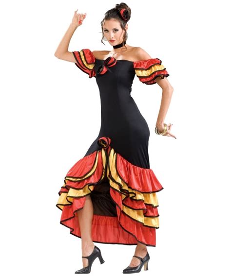 Adult Spanish Lady Halloween Costume Women Costume