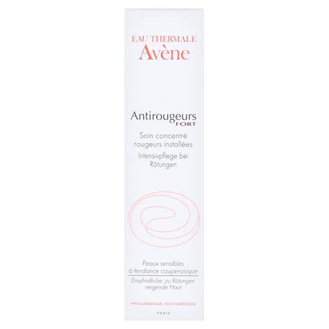 Get avene® skin care products to treat sensitive skin and discover makeup that soothes, heals and protects your skin. AVENE Antirougeurs Fort Intensivpflege Creme 30 Milliliter ...