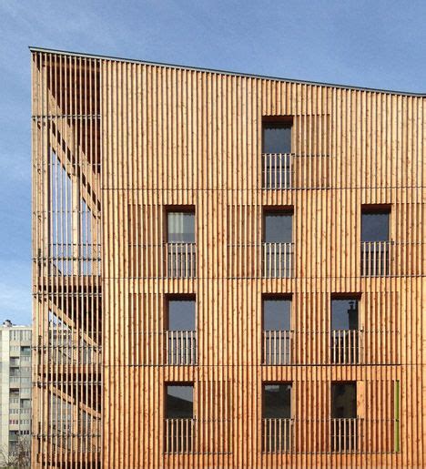 Paris Housing Blocks By Tectône Architectes Are Encased By Timber
