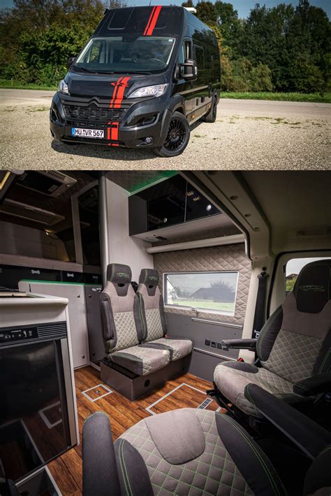 Vr Camper Autark And Gasfrei Campervan Mit Der Größten Heckgarage Und