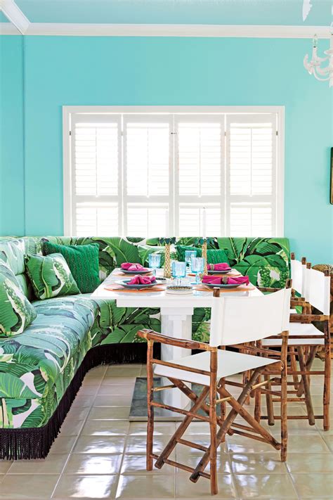 tropical colors #TROPICALDECOR | Tropical home decor, Tropical living room, Tropical dining room