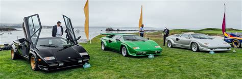 A Celebration Of The Lamborghini Countach At The Pebble Beach Concours