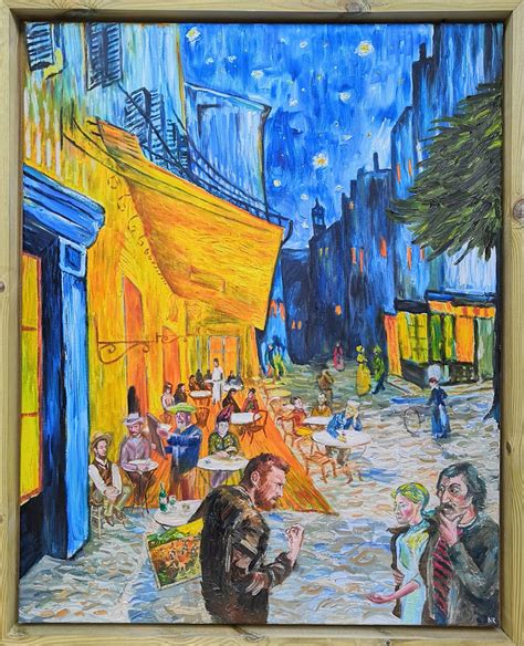New Interpretation Of Van Gogh S Cafe Terrace At Night By Cotswold Artist