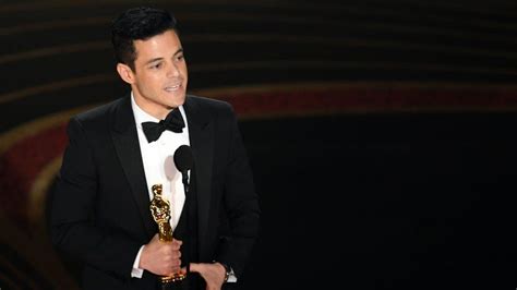 Chinese Broadcaster Censors Rami Malek Oscars Speech Bbc News
