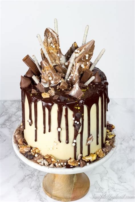 2 Geburtstagstorte Für Männer Süßihkeiten Torte Mit Schokolade Und Karamell Geburtstagskuchen