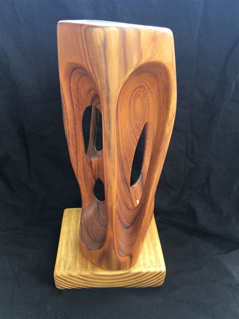 Wood Sculpture Contemporary Art Made By Jason Telemaque Wood