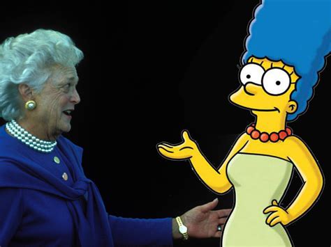 Cuando Barbara Bush Se Metió Con Los Simpson Y Marge Simpson Le