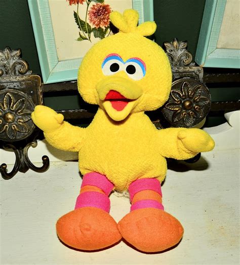 Vintage Sesame Street Big Bird Plush Doll Stuffed Toy Plush Dolls