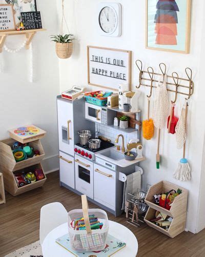 This kidkraft ultimate elite play kitchen has smart and aesthetical looks that let it shine as a unique decoration for your home. Our revamped playroom is on the blog! Everything is linked ...