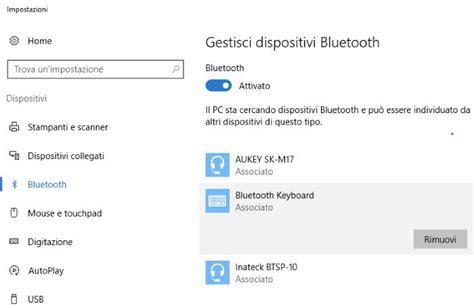 Come Attivare Bluetooth Pc Windows 10 Per Accoppiare Cuffie Casse Tastiere