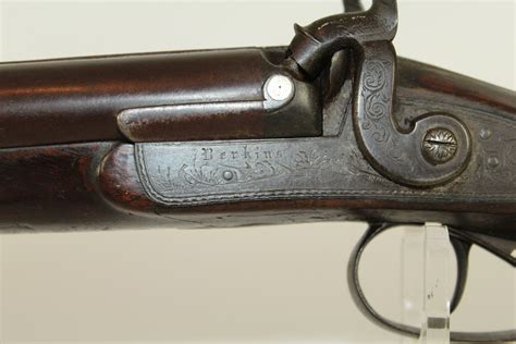Antique English Double Barrel Perkins Shotgun 020 Ancestry Guns Free