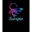 Scorpio Water Sign Graphic Zodiac Birthday Gift Idea Horoscope Design 