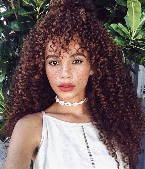 Freckles And Curls Curly Hair With Bangs Curly Hair Tips Long Curly Hair Natural Hair Styles