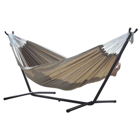vivere sand 9 ft sunbrella hammock with stand the home depot canada