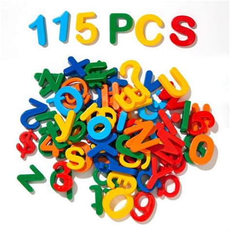 115pcs Abc Magnetic Letters Numbers Alphabet Magnets Fridge Magnet